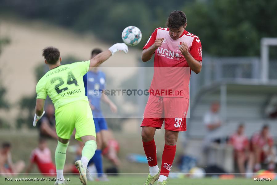 Christopher Bieber, Sportgelände, Herbstadt, 11.07.2023, sport, action, BFV, Fussball, Landesfreundschaftsspiele, Bayernliga Nord, Regionalliga Bayern, WFV, TSV, Würzburger FV, TSV Aubstadt - Bild-ID: 2369820