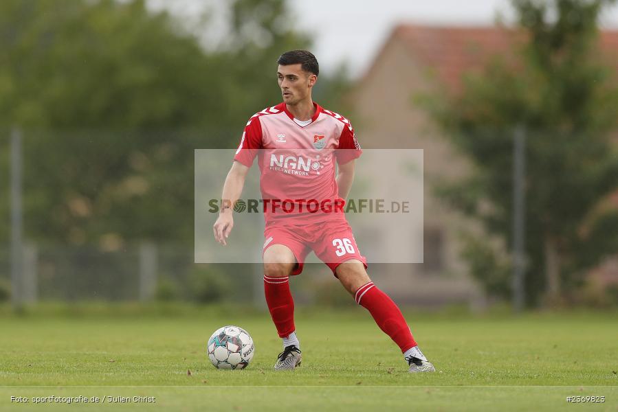 Adrian Kireski, Sportgelände, Herbstadt, 11.07.2023, sport, action, BFV, Fussball, Landesfreundschaftsspiele, Bayernliga Nord, Regionalliga Bayern, WFV, TSV, Würzburger FV, TSV Aubstadt - Bild-ID: 2369823