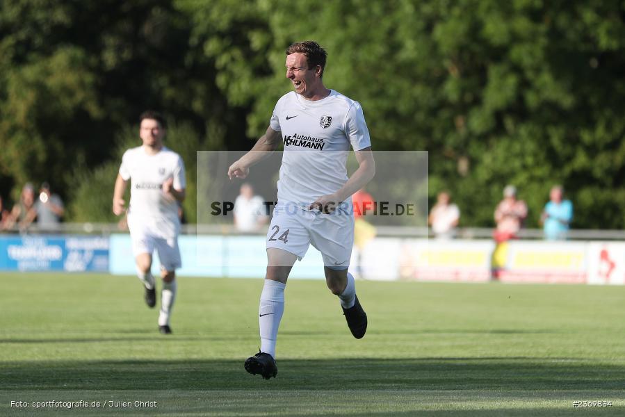 Sebastian Fries, Sportgelände, Karlburg, 14.07.2023, sport, action, BFV, Fussball, 3. Runde, Toto-Pokal, Bayernliga Nord, Landesliga Nord, WFV, TSV, Würzburger FV 04, TSV Karlburg - Bild-ID: 2369834