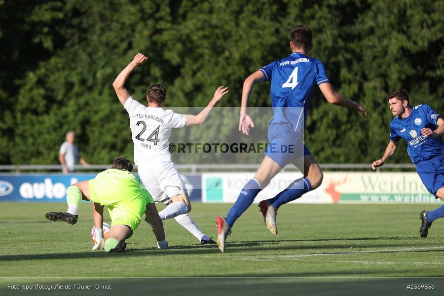 Sportgelände, Karlburg, 14.07.2023, sport, action, BFV, Fussball, 3. Runde, Toto-Pokal, Bayernliga Nord, Landesliga Nord, WFV, TSV, Würzburger FV 04, TSV Karlburg - Bild-ID: 2369836