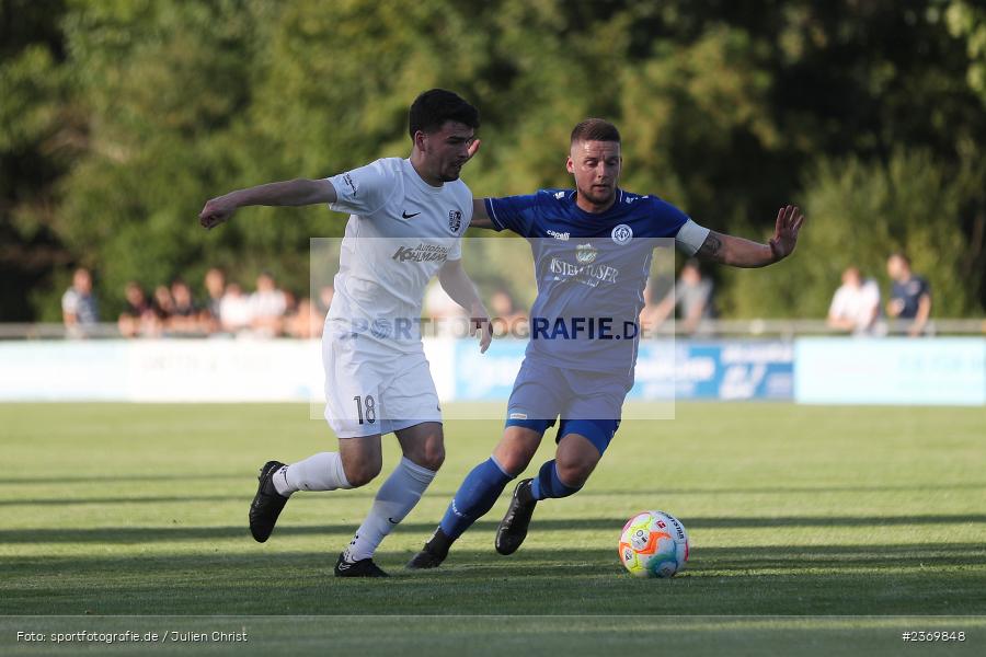 Jan Wabnitz, Sportgelände, Karlburg, 14.07.2023, sport, action, BFV, Fussball, 3. Runde, Toto-Pokal, Bayernliga Nord, Landesliga Nord, WFV, TSV, Würzburger FV 04, TSV Karlburg - Bild-ID: 2369848