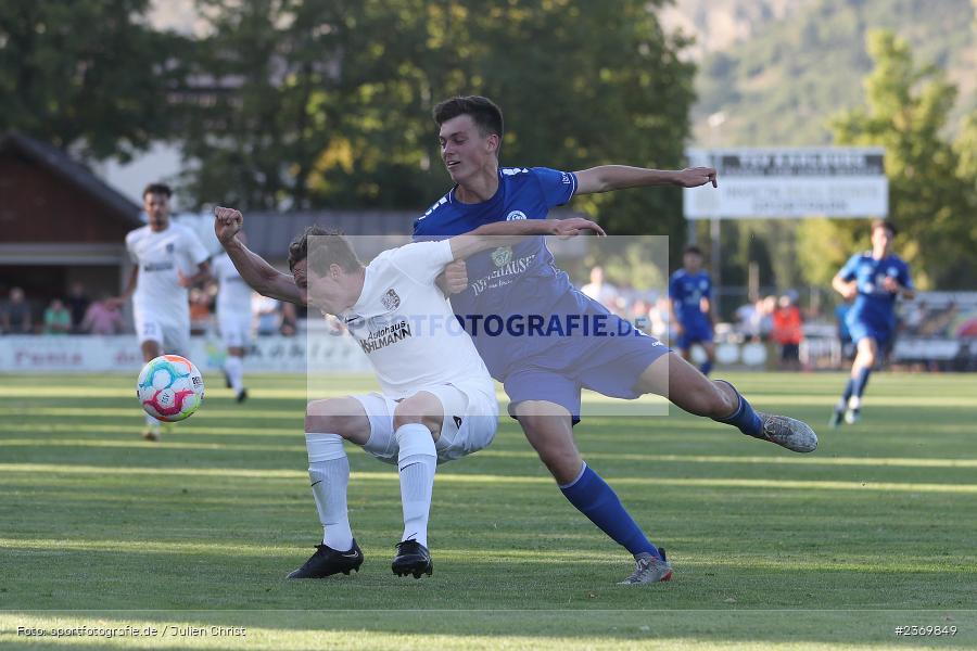 Sebastian Fries, Sportgelände, Karlburg, 14.07.2023, sport, action, BFV, Fussball, 3. Runde, Toto-Pokal, Bayernliga Nord, Landesliga Nord, WFV, TSV, Würzburger FV 04, TSV Karlburg - Bild-ID: 2369849