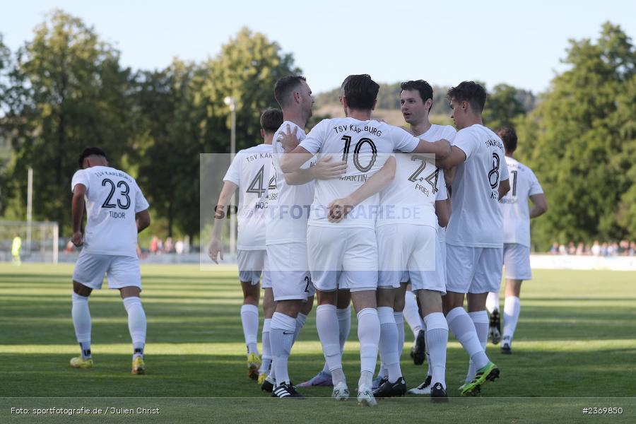 Sebastian Fries, Sportgelände, Karlburg, 14.07.2023, sport, action, BFV, Fussball, 3. Runde, Toto-Pokal, Bayernliga Nord, Landesliga Nord, WFV, TSV, Würzburger FV 04, TSV Karlburg - Bild-ID: 2369850