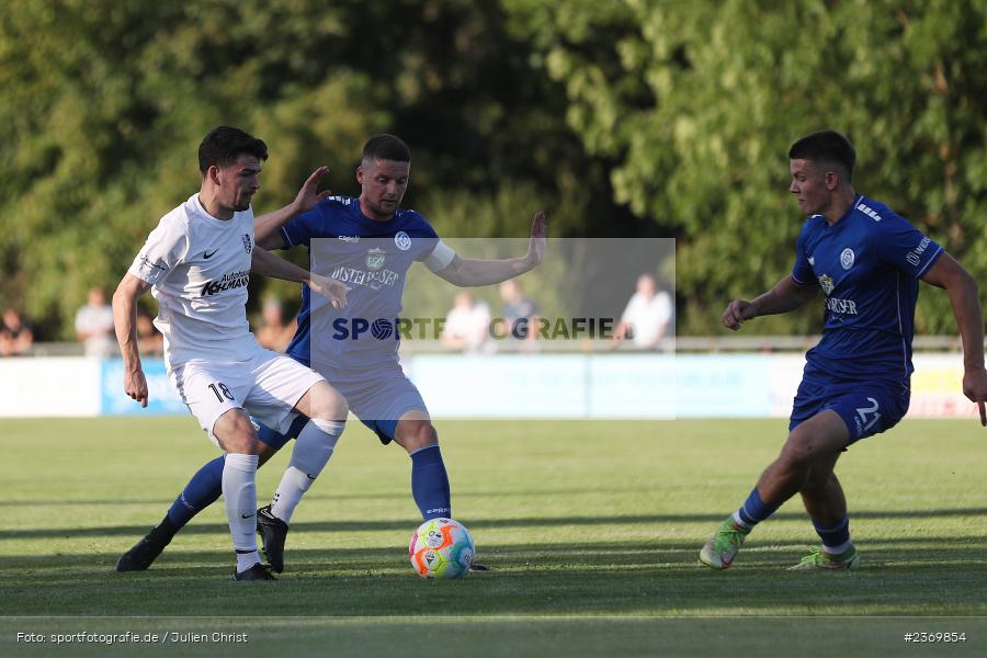 Jan Wabnitz, Sportgelände, Karlburg, 14.07.2023, sport, action, BFV, Fussball, 3. Runde, Toto-Pokal, Bayernliga Nord, Landesliga Nord, WFV, TSV, Würzburger FV 04, TSV Karlburg - Bild-ID: 2369854