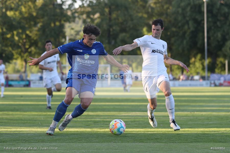 Fabio Hock, Sportgelände, Karlburg, 14.07.2023, sport, action, BFV, Fussball, 3. Runde, Toto-Pokal, Bayernliga Nord, Landesliga Nord, WFV, TSV, Würzburger FV 04, TSV Karlburg - Bild-ID: 2369856
