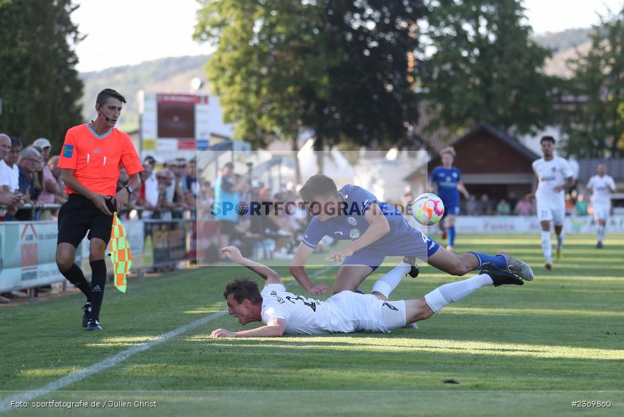Sebastian Fries, Sportgelände, Karlburg, 14.07.2023, sport, action, BFV, Fussball, 3. Runde, Toto-Pokal, Bayernliga Nord, Landesliga Nord, WFV, TSV, Würzburger FV 04, TSV Karlburg - Bild-ID: 2369860