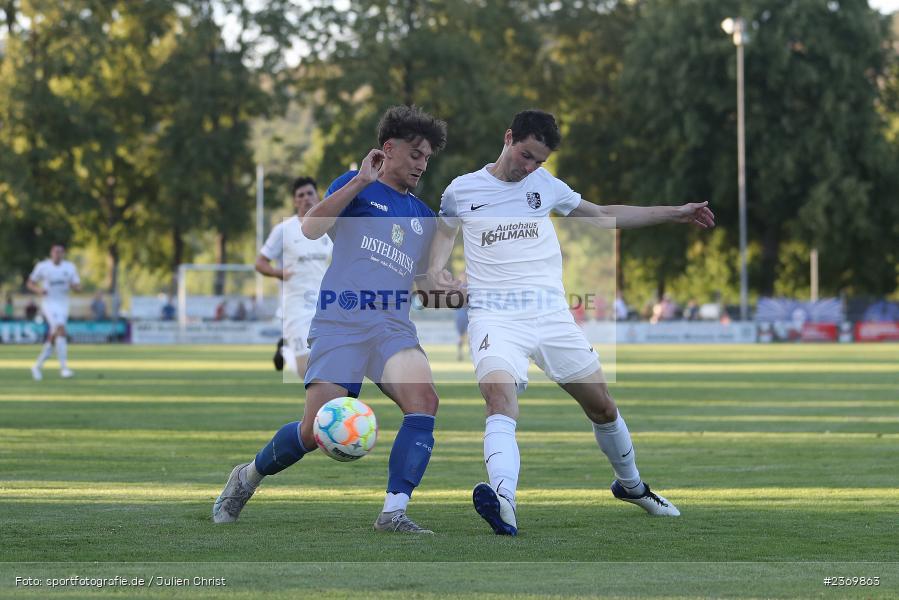 Fabio Hock, Sportgelände, Karlburg, 14.07.2023, sport, action, BFV, Fussball, 3. Runde, Toto-Pokal, Bayernliga Nord, Landesliga Nord, WFV, TSV, Würzburger FV 04, TSV Karlburg - Bild-ID: 2369863