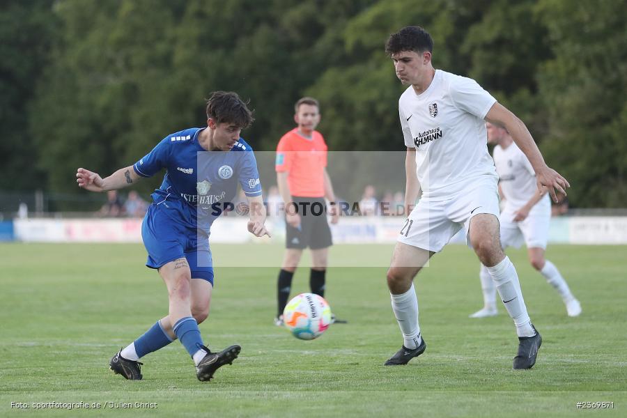 Tim Herbert, Sportgelände, Karlburg, 14.07.2023, sport, action, BFV, Fussball, 3. Runde, Toto-Pokal, Bayernliga Nord, Landesliga Nord, WFV, TSV, Würzburger FV 04, TSV Karlburg - Bild-ID: 2369871