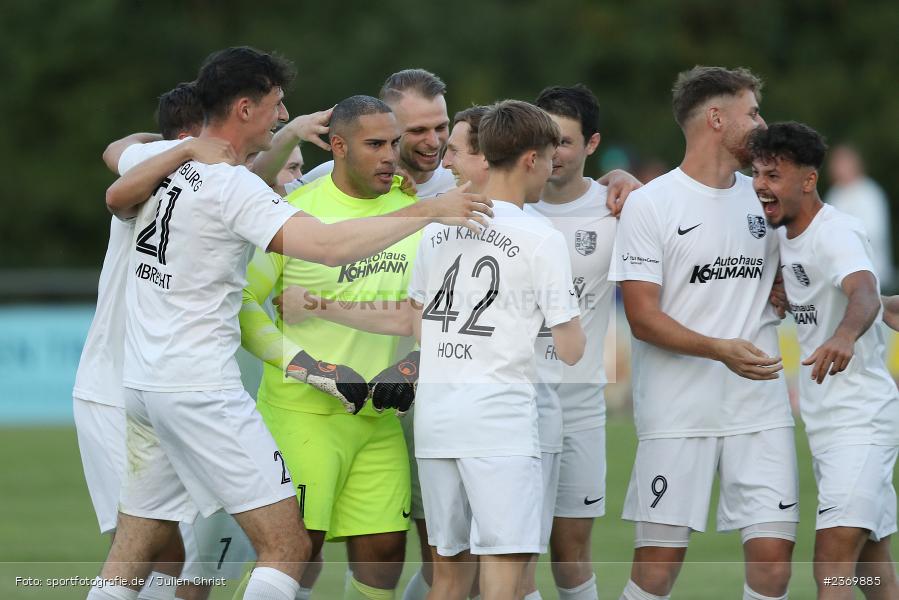 Sportgelände, Karlburg, 14.07.2023, sport, action, BFV, Fussball, 3. Runde, Toto-Pokal, Bayernliga Nord, Landesliga Nord, WFV, TSV, Würzburger FV 04, TSV Karlburg - Bild-ID: 2369885