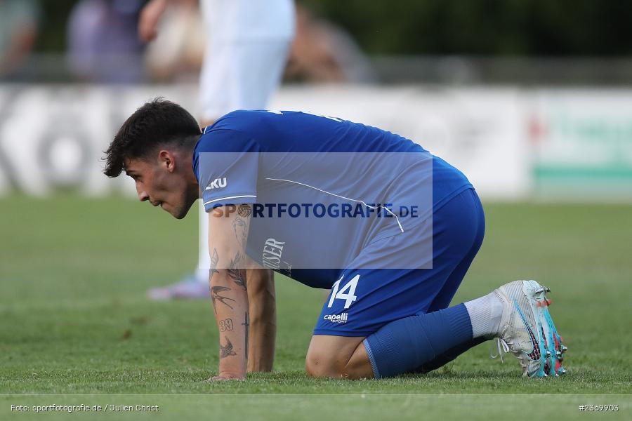 Moritz Gündling, Sportgelände, Karlburg, 14.07.2023, sport, action, BFV, Fussball, 3. Runde, Toto-Pokal, Bayernliga Nord, Landesliga Nord, WFV, TSV, Würzburger FV 04, TSV Karlburg - Bild-ID: 2369903
