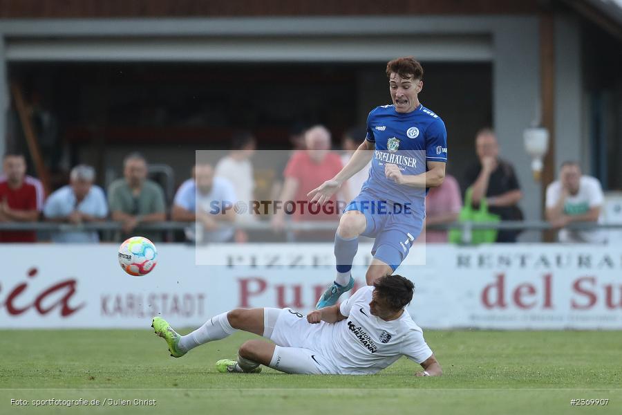 Simon Schäffer, Sportgelände, Karlburg, 14.07.2023, sport, action, BFV, Fussball, 3. Runde, Toto-Pokal, Bayernliga Nord, Landesliga Nord, WFV, TSV, Würzburger FV 04, TSV Karlburg - Bild-ID: 2369907
