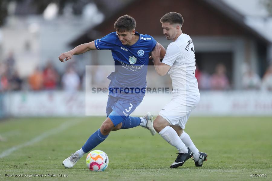 Luis Wagner, Sportgelände, Karlburg, 14.07.2023, sport, action, BFV, Fussball, 3. Runde, Toto-Pokal, Bayernliga Nord, Landesliga Nord, WFV, TSV, Würzburger FV 04, TSV Karlburg - Bild-ID: 2369916