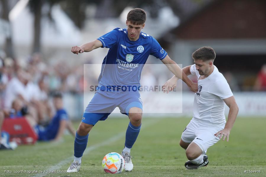 Luis Wagner, Sportgelände, Karlburg, 14.07.2023, sport, action, BFV, Fussball, 3. Runde, Toto-Pokal, Bayernliga Nord, Landesliga Nord, WFV, TSV, Würzburger FV 04, TSV Karlburg - Bild-ID: 2369918