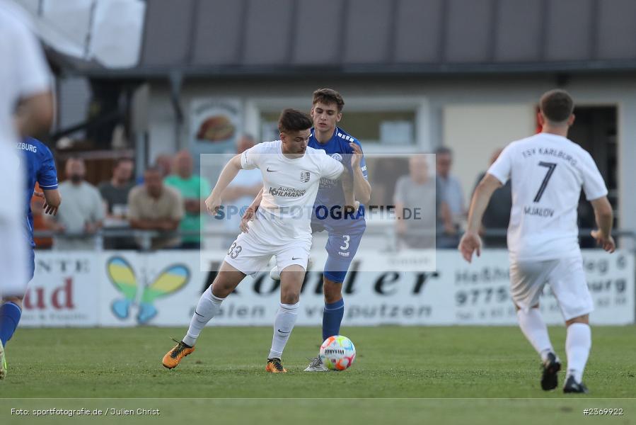 Pascal Jeni, Sportgelände, Karlburg, 14.07.2023, sport, action, BFV, Fussball, 3. Runde, Toto-Pokal, Bayernliga Nord, Landesliga Nord, WFV, TSV, Würzburger FV 04, TSV Karlburg - Bild-ID: 2369922