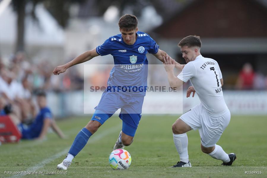 Luis Wagner, Sportgelände, Karlburg, 14.07.2023, sport, action, BFV, Fussball, 3. Runde, Toto-Pokal, Bayernliga Nord, Landesliga Nord, WFV, TSV, Würzburger FV 04, TSV Karlburg - Bild-ID: 2369923