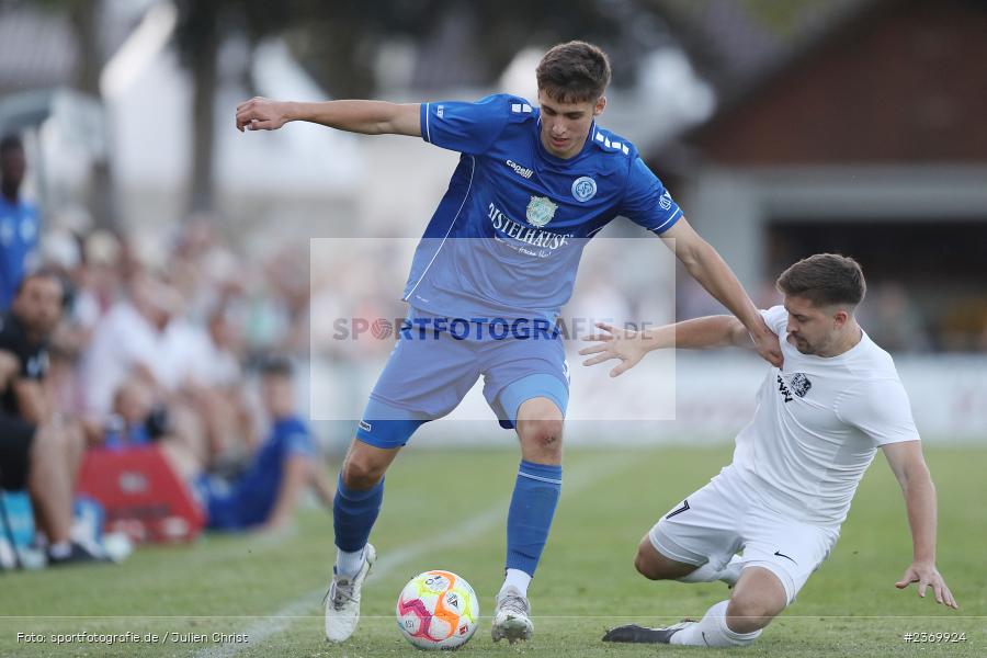 Luis Wagner, Sportgelände, Karlburg, 14.07.2023, sport, action, BFV, Fussball, 3. Runde, Toto-Pokal, Bayernliga Nord, Landesliga Nord, WFV, TSV, Würzburger FV 04, TSV Karlburg - Bild-ID: 2369924
