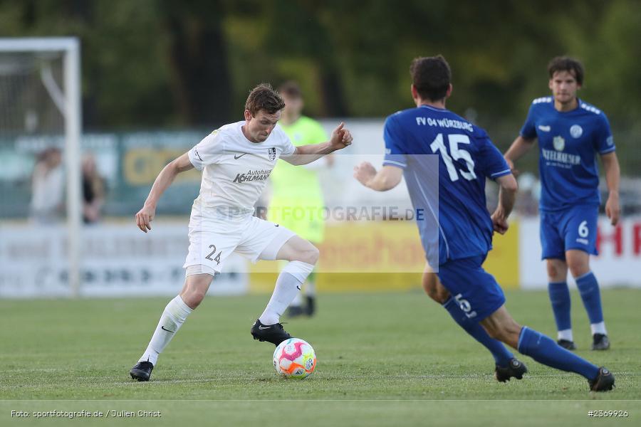 Sebastian Fries, Sportgelände, Karlburg, 14.07.2023, sport, action, BFV, Fussball, 3. Runde, Toto-Pokal, Bayernliga Nord, Landesliga Nord, WFV, TSV, Würzburger FV 04, TSV Karlburg - Bild-ID: 2369926