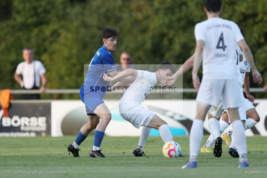 Jan Wabnitz, Sportgelände, Karlburg, 14.07.2023, sport, action, BFV, Fussball, 3. Runde, Toto-Pokal, Bayernliga Nord, Landesliga Nord, WFV, TSV, Würzburger FV 04, TSV Karlburg - Bild-ID: 2369931