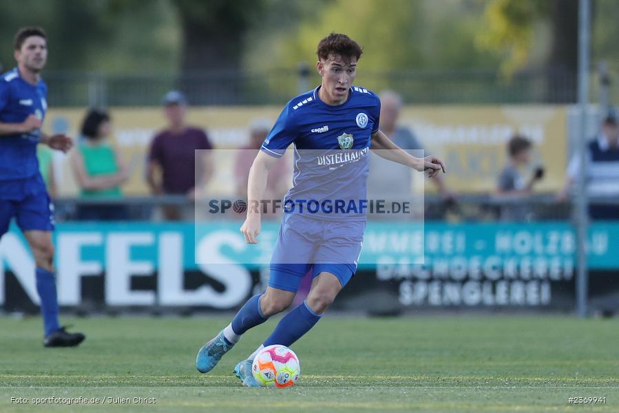 Simon Schäffer, Sportgelände, Karlburg, 14.07.2023, sport, action, BFV, Fussball, 3. Runde, Toto-Pokal, Bayernliga Nord, Landesliga Nord, WFV, TSV, Würzburger FV 04, TSV Karlburg - Bild-ID: 2369941