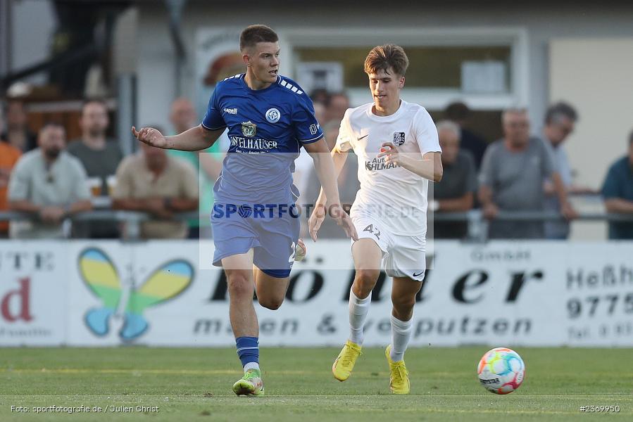 Fabio Gobbo, Sportgelände, Karlburg, 14.07.2023, sport, action, BFV, Fussball, 3. Runde, Toto-Pokal, Bayernliga Nord, Landesliga Nord, WFV, TSV, Würzburger FV 04, TSV Karlburg - Bild-ID: 2369950