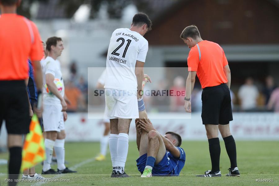 Fabio Gobbo, Sportgelände, Karlburg, 14.07.2023, sport, action, BFV, Fussball, 3. Runde, Toto-Pokal, Bayernliga Nord, Landesliga Nord, WFV, TSV, Würzburger FV 04, TSV Karlburg - Bild-ID: 2369952