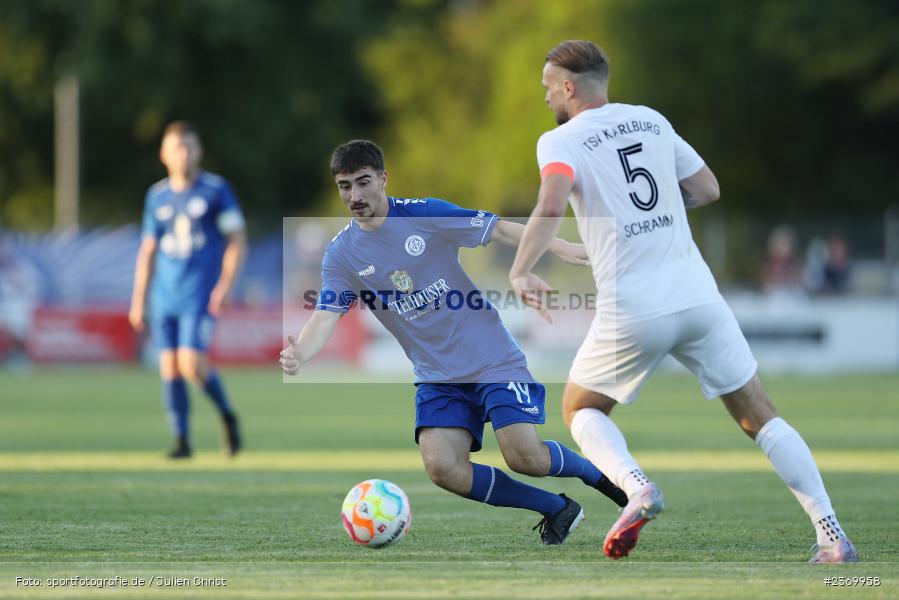 Marvin Schramm, Sportgelände, Karlburg, 14.07.2023, sport, action, BFV, Fussball, 3. Runde, Toto-Pokal, Bayernliga Nord, Landesliga Nord, WFV, TSV, Würzburger FV 04, TSV Karlburg - Bild-ID: 2369958