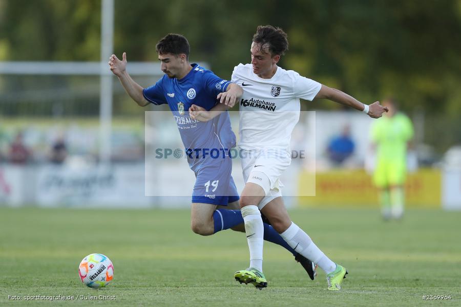 Nico Kuß, Sportgelände, Karlburg, 14.07.2023, sport, action, BFV, Fussball, 3. Runde, Toto-Pokal, Bayernliga Nord, Landesliga Nord, WFV, TSV, Würzburger FV 04, TSV Karlburg - Bild-ID: 2369964