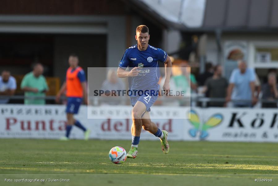 Fabio Gobbo, Sportgelände, Karlburg, 14.07.2023, sport, action, BFV, Fussball, 3. Runde, Toto-Pokal, Bayernliga Nord, Landesliga Nord, WFV, TSV, Würzburger FV 04, TSV Karlburg - Bild-ID: 2369968