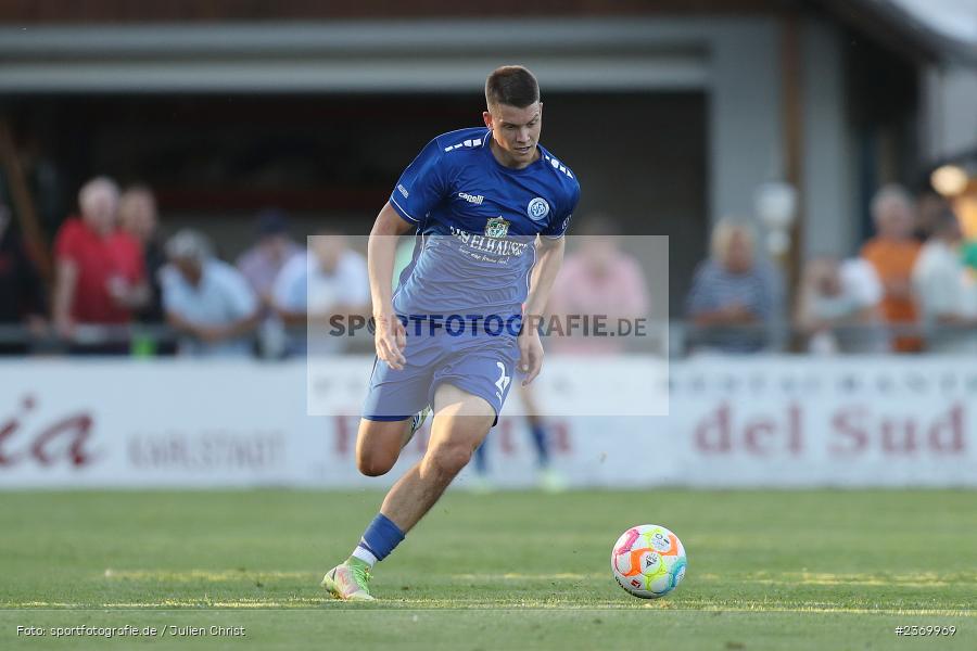 Fabio Gobbo, Sportgelände, Karlburg, 14.07.2023, sport, action, BFV, Fussball, 3. Runde, Toto-Pokal, Bayernliga Nord, Landesliga Nord, WFV, TSV, Würzburger FV 04, TSV Karlburg - Bild-ID: 2369969