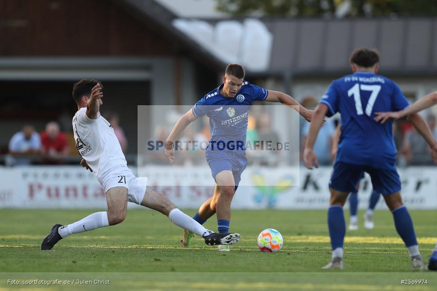 Fabio Gobbo, Sportgelände, Karlburg, 14.07.2023, sport, action, BFV, Fussball, 3. Runde, Toto-Pokal, Bayernliga Nord, Landesliga Nord, WFV, TSV, Würzburger FV 04, TSV Karlburg - Bild-ID: 2369974