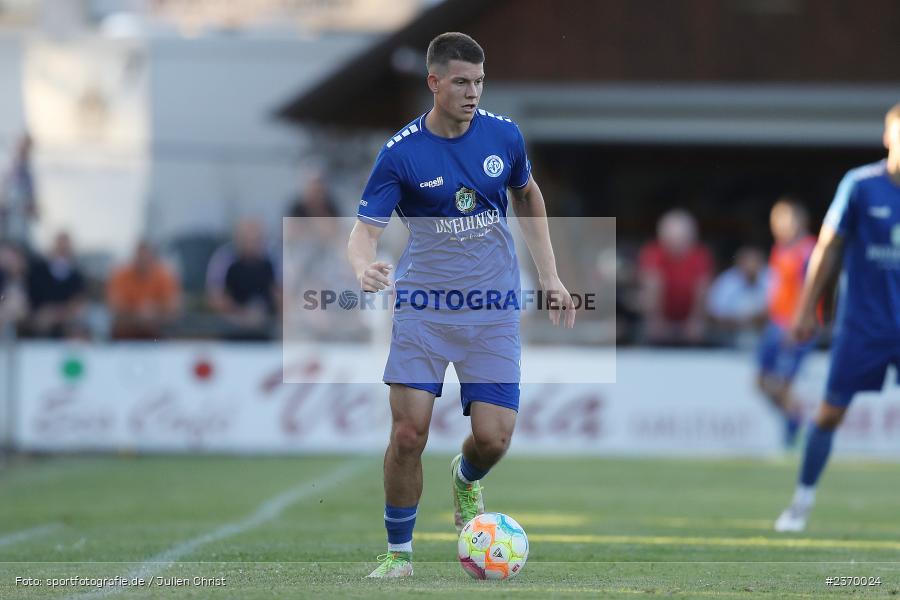 Fabio Gobbo, Sportgelände, Karlburg, 14.07.2023, sport, action, BFV, Fussball, 3. Runde, Toto-Pokal, Bayernliga Nord, Landesliga Nord, WFV, TSV, Würzburger FV 04, TSV Karlburg - Bild-ID: 2370024