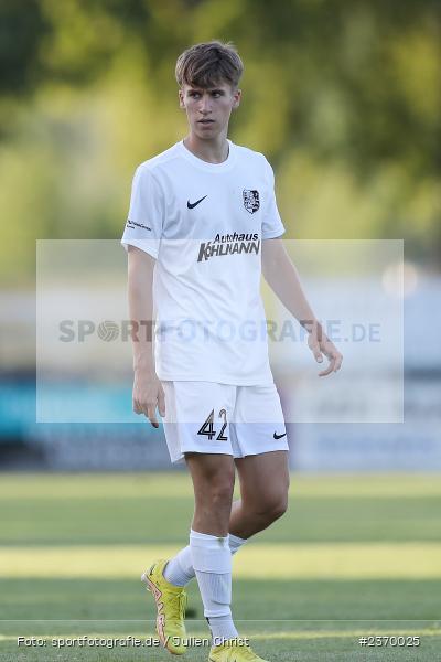 Cornelius Hock, Sportgelände, Karlburg, 14.07.2023, sport, action, BFV, Fussball, 3. Runde, Toto-Pokal, Bayernliga Nord, Landesliga Nord, WFV, TSV, Würzburger FV 04, TSV Karlburg - Bild-ID: 2370025