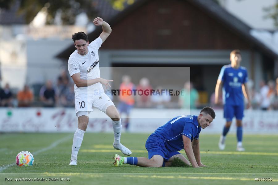 Jan Martin, Sportgelände, Karlburg, 14.07.2023, sport, action, BFV, Fussball, 3. Runde, Toto-Pokal, Bayernliga Nord, Landesliga Nord, WFV, TSV, Würzburger FV 04, TSV Karlburg - Bild-ID: 2370030