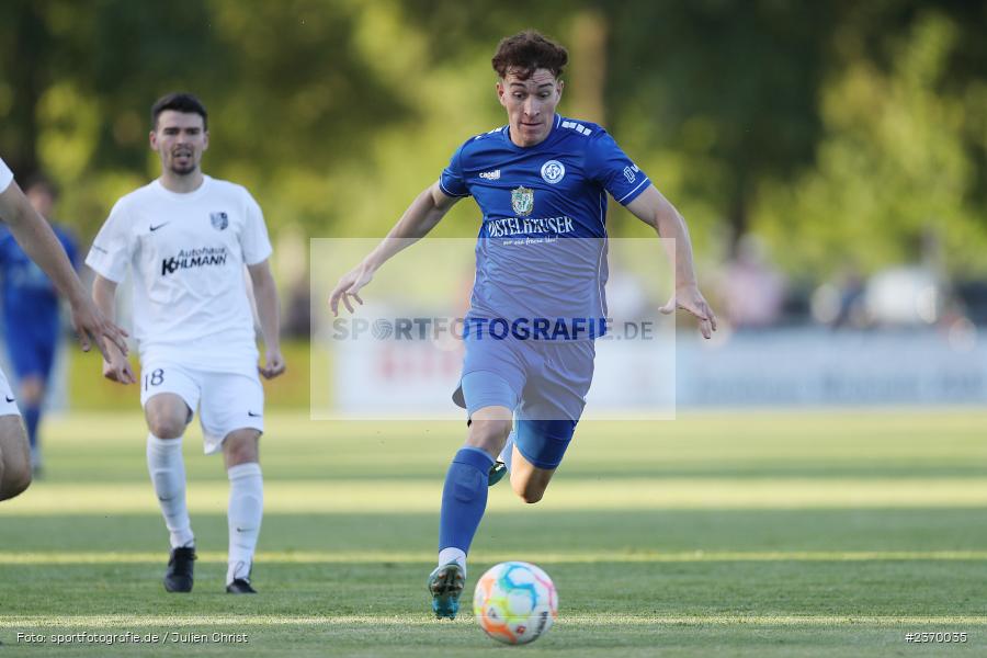 Simon Schäffer, Sportgelände, Karlburg, 14.07.2023, sport, action, BFV, Fussball, 3. Runde, Toto-Pokal, Bayernliga Nord, Landesliga Nord, WFV, TSV, Würzburger FV 04, TSV Karlburg - Bild-ID: 2370035