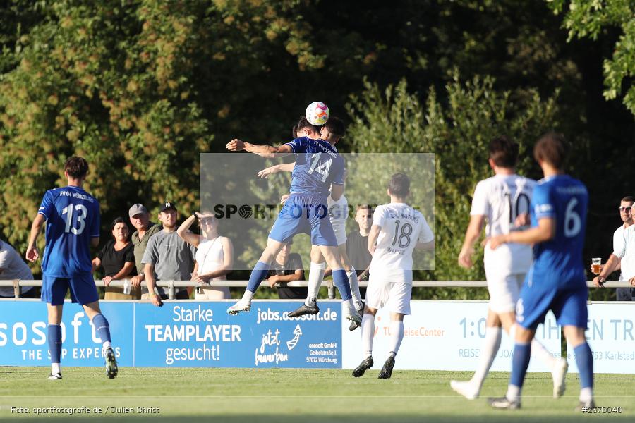 Max Lambrecht, Sportgelände, Karlburg, 14.07.2023, sport, action, BFV, Fussball, 3. Runde, Toto-Pokal, Bayernliga Nord, Landesliga Nord, WFV, TSV, Würzburger FV 04, TSV Karlburg - Bild-ID: 2370040