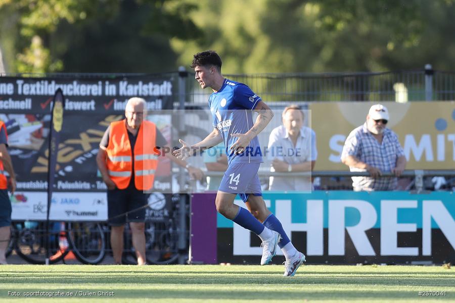 Moritz Gündling, Sportgelände, Karlburg, 14.07.2023, sport, action, BFV, Fussball, 3. Runde, Toto-Pokal, Bayernliga Nord, Landesliga Nord, WFV, TSV, Würzburger FV 04, TSV Karlburg - Bild-ID: 2370041