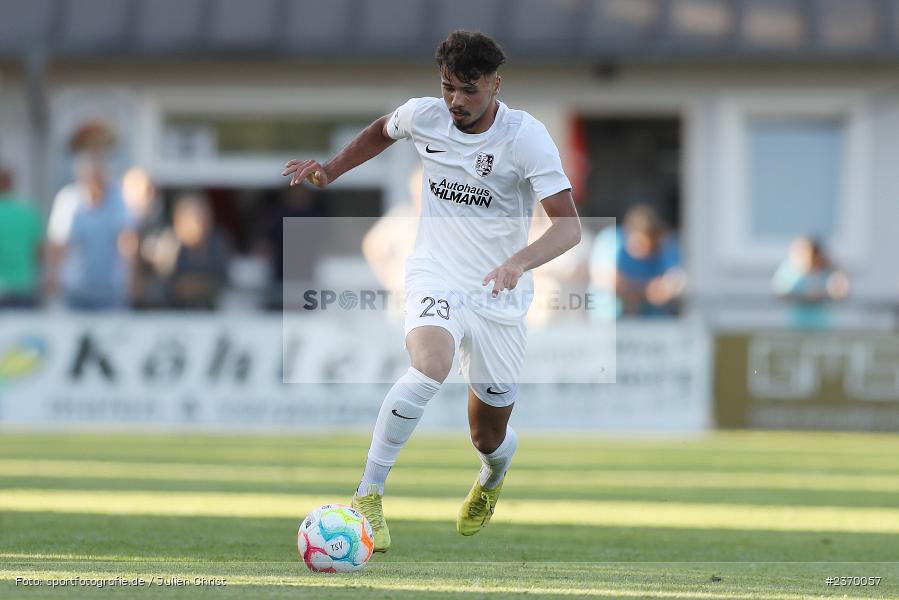 Fabio Tudor, Sportgelände, Karlburg, 14.07.2023, sport, action, BFV, Fussball, 3. Runde, Toto-Pokal, Bayernliga Nord, Landesliga Nord, WFV, TSV, Würzburger FV 04, TSV Karlburg - Bild-ID: 2370057