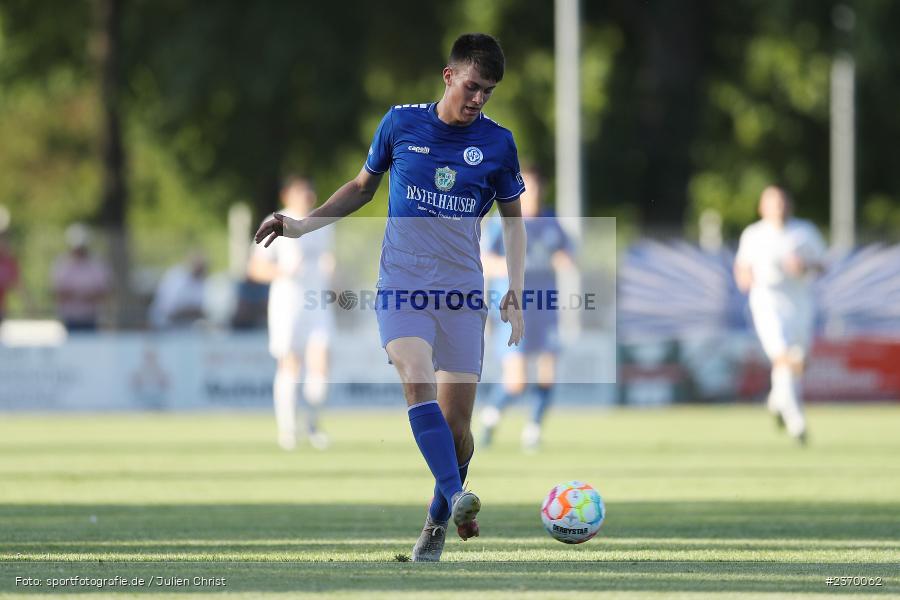 Nils Kuß, Sportgelände, Karlburg, 14.07.2023, sport, action, BFV, Fussball, 3. Runde, Toto-Pokal, Bayernliga Nord, Landesliga Nord, WFV, TSV, Würzburger FV 04, TSV Karlburg - Bild-ID: 2370062