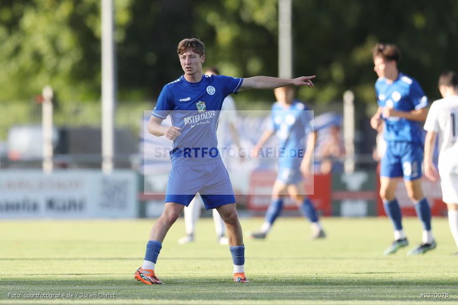 Niklas Scherg, Sportgelände, Karlburg, 14.07.2023, sport, action, BFV, Fussball, 3. Runde, Toto-Pokal, Bayernliga Nord, Landesliga Nord, WFV, TSV, Würzburger FV 04, TSV Karlburg - Bild-ID: 2370078