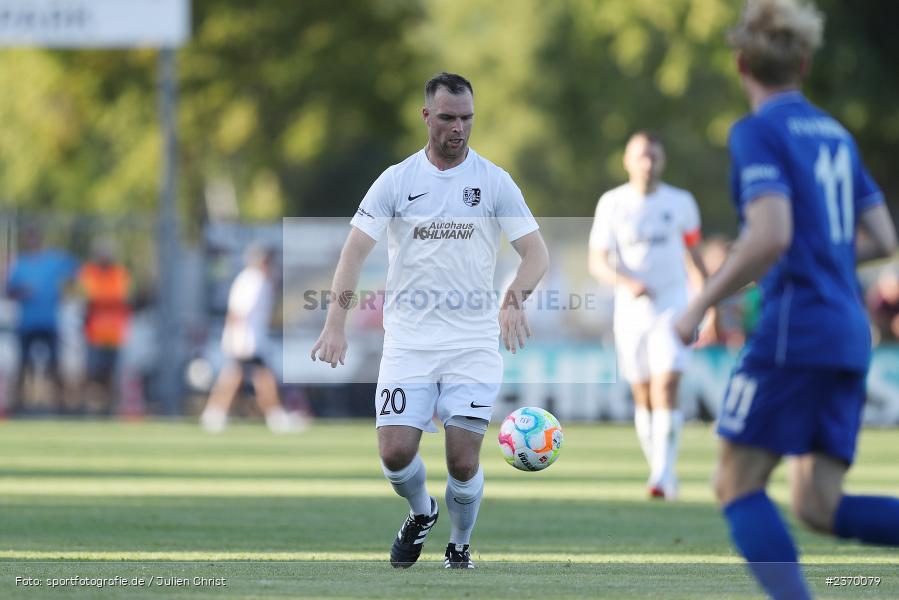 Maurice Kübert, Sportgelände, Karlburg, 14.07.2023, sport, action, BFV, Fussball, 3. Runde, Toto-Pokal, Bayernliga Nord, Landesliga Nord, WFV, TSV, Würzburger FV 04, TSV Karlburg - Bild-ID: 2370079