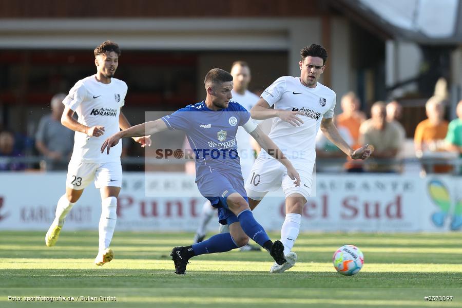 Dennie Michel, Sportgelände, Karlburg, 14.07.2023, sport, action, BFV, Fussball, 3. Runde, Toto-Pokal, Bayernliga Nord, Landesliga Nord, WFV, TSV, Würzburger FV 04, TSV Karlburg - Bild-ID: 2370097