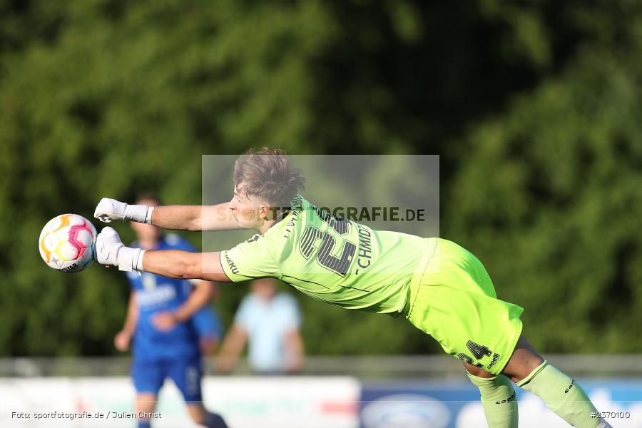 Julian Schmidt, Sportgelände, Karlburg, 14.07.2023, sport, action, BFV, Fussball, 3. Runde, Toto-Pokal, Bayernliga Nord, Landesliga Nord, WFV, TSV, Würzburger FV 04, TSV Karlburg - Bild-ID: 2370100