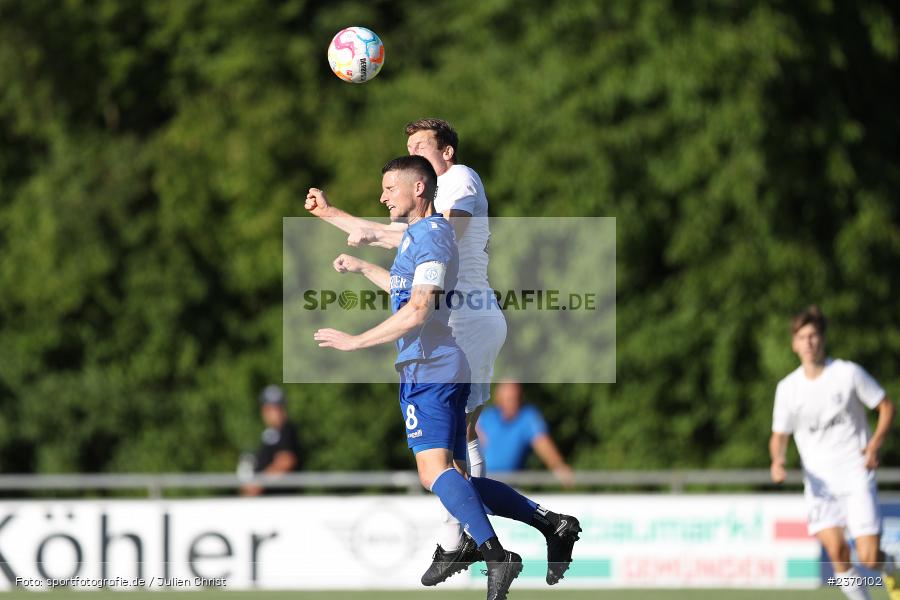 Dennie Michel, Sportgelände, Karlburg, 14.07.2023, sport, action, BFV, Fussball, 3. Runde, Toto-Pokal, Bayernliga Nord, Landesliga Nord, WFV, TSV, Würzburger FV 04, TSV Karlburg - Bild-ID: 2370102