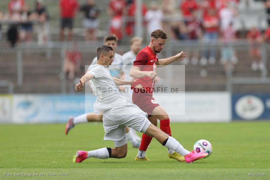 Veit Klement, Stadion am Schönbusch, Aschaffenburg, 15.07.2023, sport, action, BFV, Fussball, Regionalfreundschaftsspiele, OFC, SVA, Kickers Offenbach, SV Viktoria Aschaffenburg - Bild-ID: 2370108