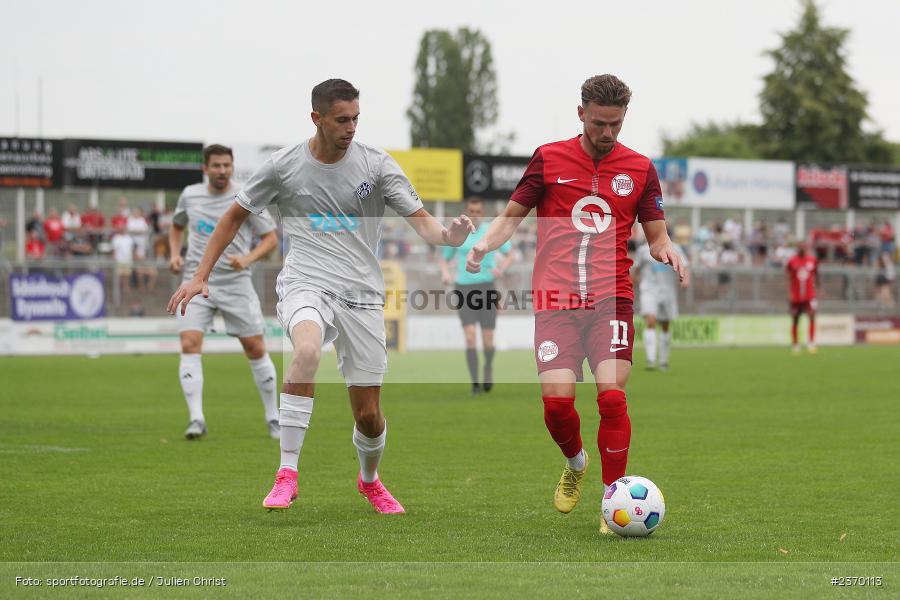 Veit Klement, Stadion am Schönbusch, Aschaffenburg, 15.07.2023, sport, action, BFV, Fussball, Regionalfreundschaftsspiele, OFC, SVA, Kickers Offenbach, SV Viktoria Aschaffenburg - Bild-ID: 2370113