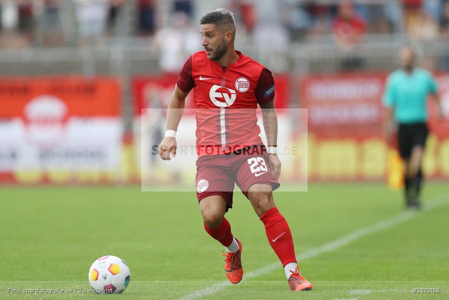 Sascha Korb, Stadion am Schönbusch, Aschaffenburg, 15.07.2023, sport, action, BFV, Fussball, Regionalfreundschaftsspiele, OFC, SVA, Kickers Offenbach, SV Viktoria Aschaffenburg - Bild-ID: 2370158