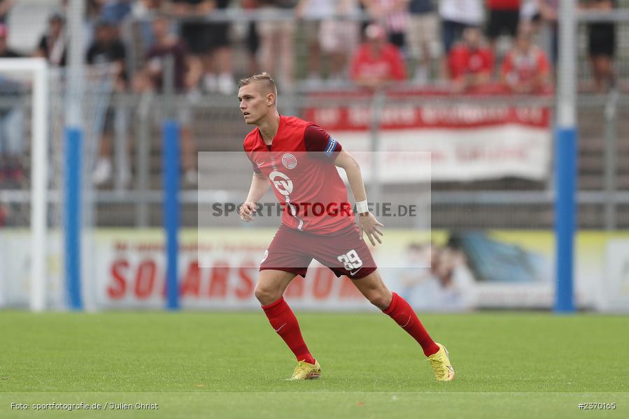 Julian Albrecht, Stadion am Schönbusch, Aschaffenburg, 15.07.2023, sport, action, BFV, Fussball, Regionalfreundschaftsspiele, OFC, SVA, Kickers Offenbach, SV Viktoria Aschaffenburg - Bild-ID: 2370165