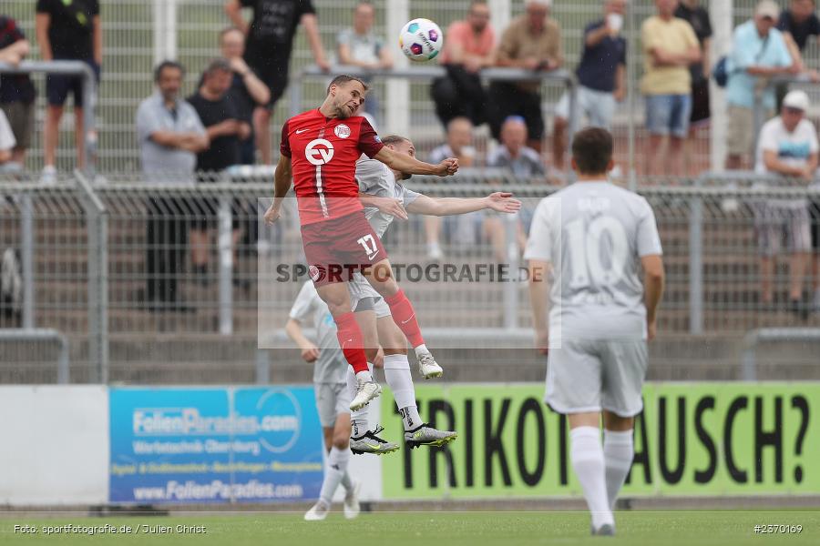 Christian Derflinger, Stadion am Schönbusch, Aschaffenburg, 15.07.2023, sport, action, BFV, Fussball, Regionalfreundschaftsspiele, OFC, SVA, Kickers Offenbach, SV Viktoria Aschaffenburg - Bild-ID: 2370169