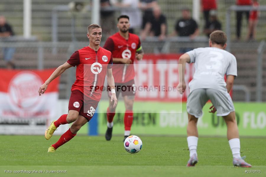 Julian Albrecht, Stadion am Schönbusch, Aschaffenburg, 15.07.2023, sport, action, BFV, Fussball, Regionalfreundschaftsspiele, OFC, SVA, Kickers Offenbach, SV Viktoria Aschaffenburg - Bild-ID: 2370170