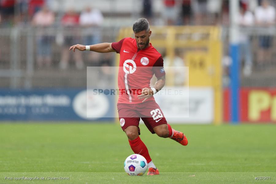 Sascha Korb, Stadion am Schönbusch, Aschaffenburg, 15.07.2023, sport, action, BFV, Fussball, Regionalfreundschaftsspiele, OFC, SVA, Kickers Offenbach, SV Viktoria Aschaffenburg - Bild-ID: 2370171